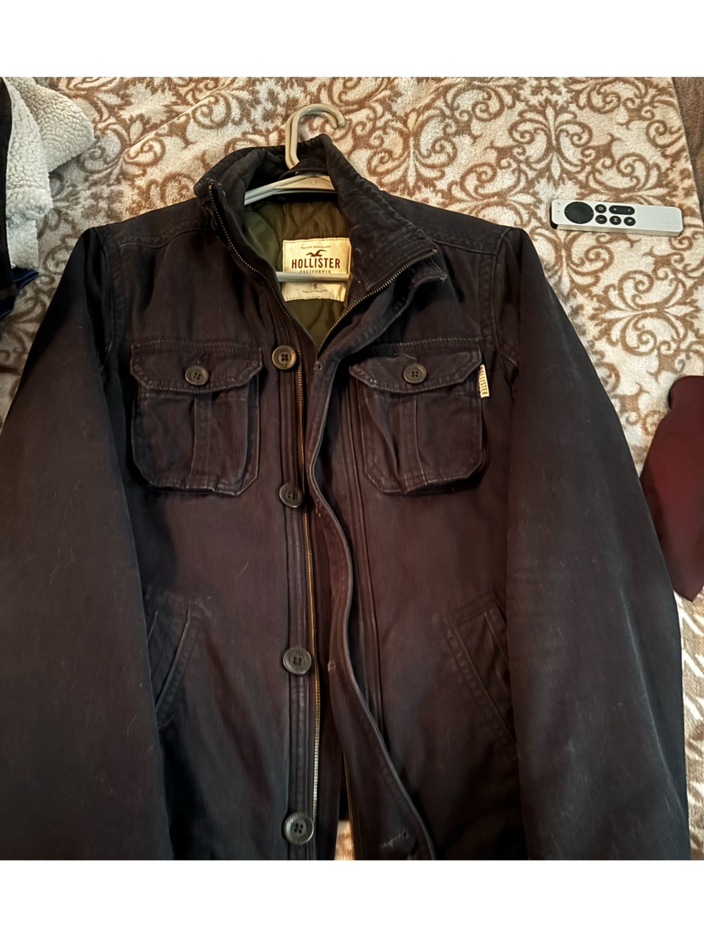 Hollister Men's Navy Field Jacket